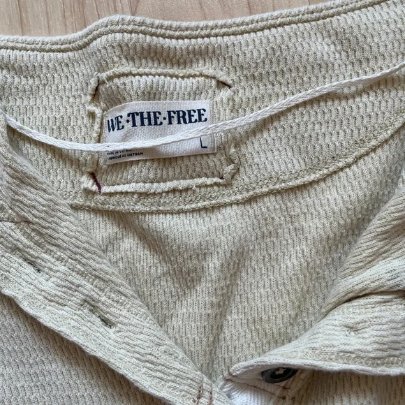 Free People Graphic Waffle Long Sleeve - Picture 2 of 4